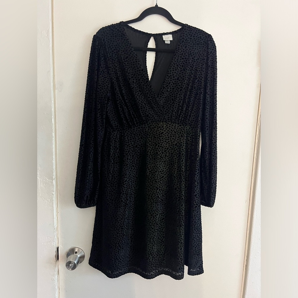 a new day Black Long Sleeve Dress